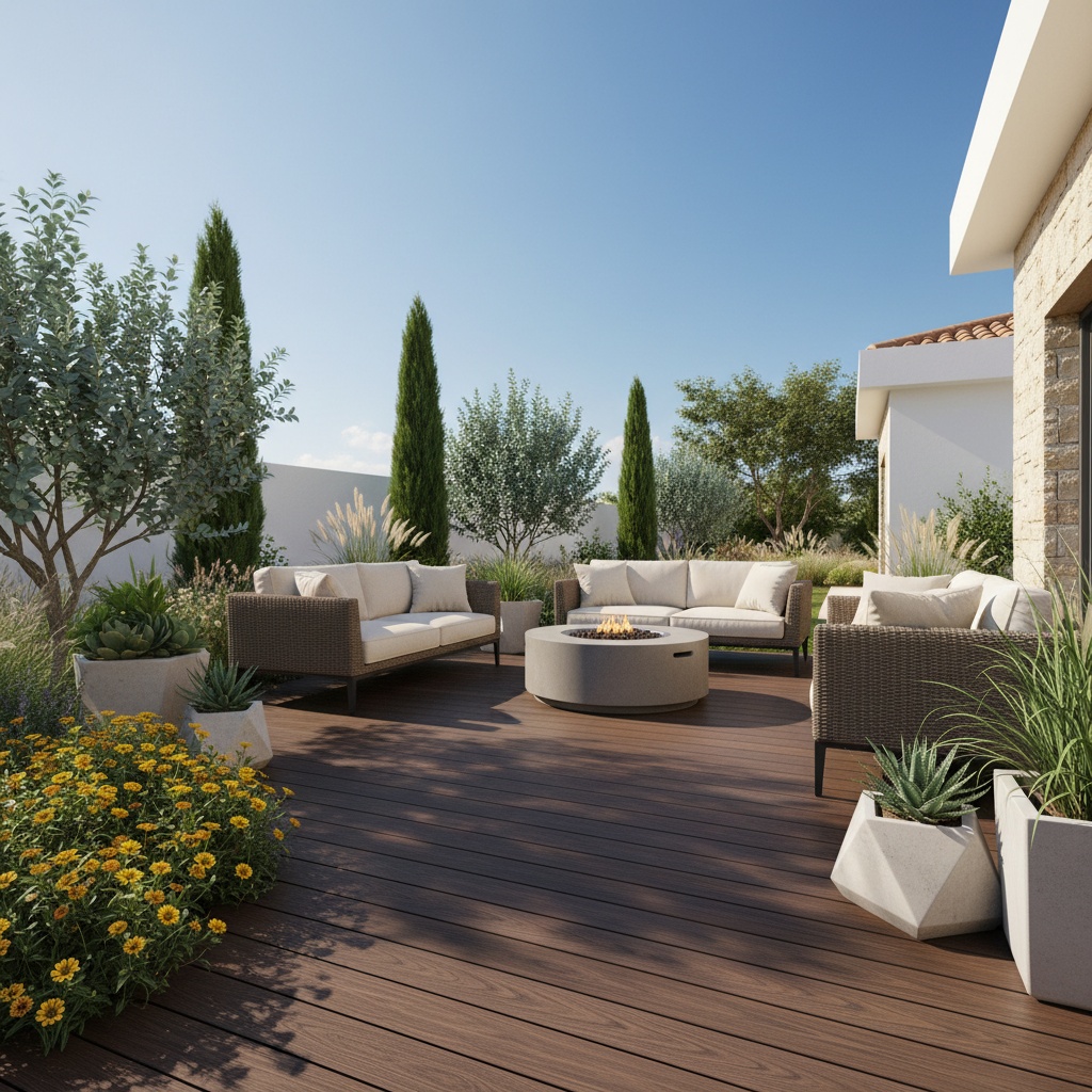 Composite Decking Coffee - Custom-sized