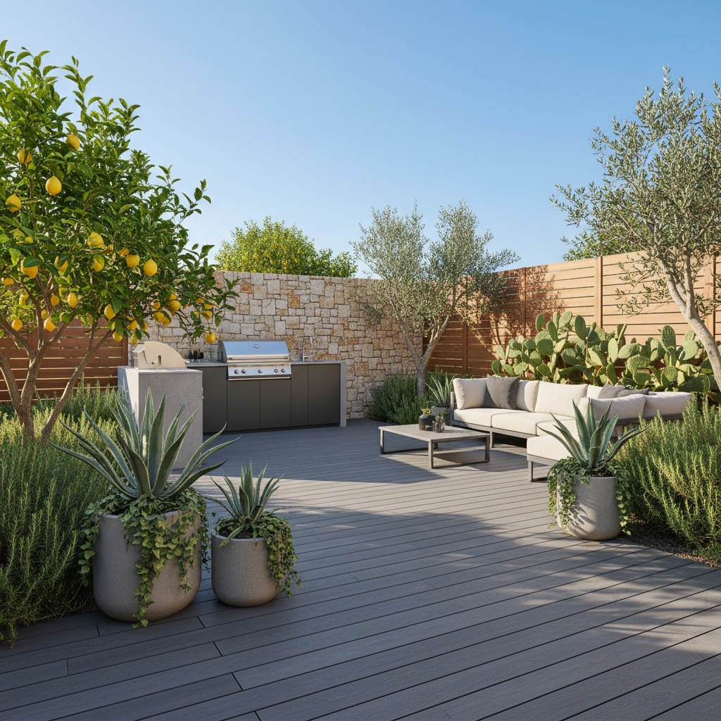 Composite Decking Charcoal - Custom-sized